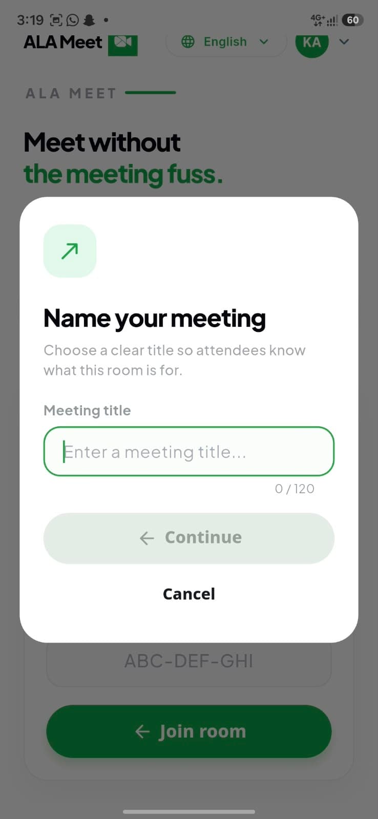 Name the conversation. Give every room a clear purpose before the first participant joins.